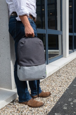 Logotrade Werbeartikel das Foto: Duo Color RPET 15.6" RFID Laptop-Rucksack, PVC-frei