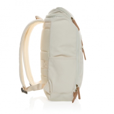 Logotrade Logogeschenke das Foto: Impact AWARE™ 16 oz. r recyceltem canvas 15" Laptop-Rucksack