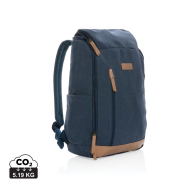 Logotrade Geschäftsgeschenke das Foto: Impact AWARE™ 16 oz. r recyceltem canvas 15" Laptop-Rucksack