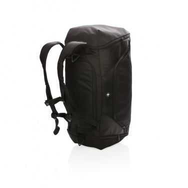 Logotrade werbemittel das Foto: Swiss Peak RFID Wochenend- & Rucksacktasche