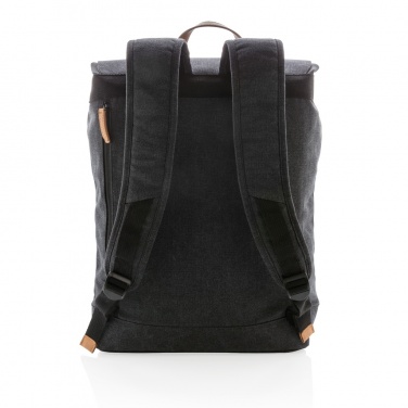 Logotrade Firmengeschenke das Foto: Canvas Laptop-Rucksack, PVC-frei