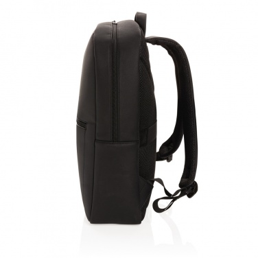 Logotrade Firmengeschenke das Foto: Swiss Peak Deluxe PU Laptop-Rucksack, PVC-frei