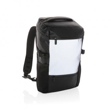 Logotrade Werbeartikel das Foto: PU-Easy-Access High-Visibility 15.6" Laptop-Rucksack