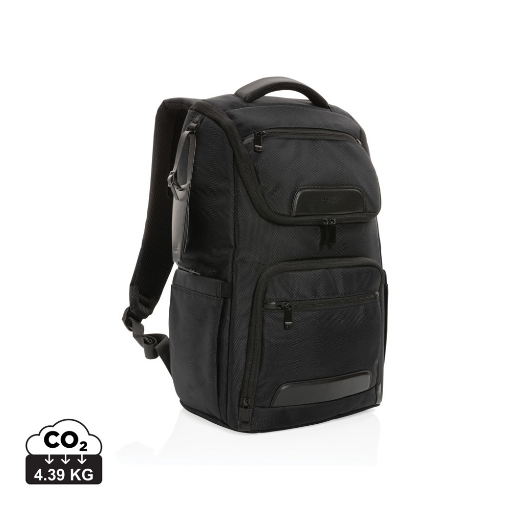 Logotrade Werbegeschenke das Foto: Swiss Peak AWARE™ RPET Voyager 15.6" Laptop Rucksack