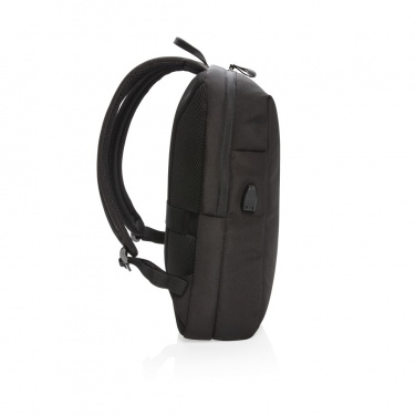 Logotrade Werbegeschenke das Foto: Swiss Peak AWARE™ RFID und USB A-Laptop-Rucksack