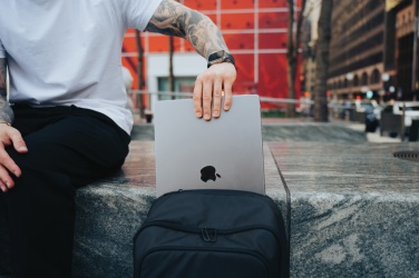 Logotrade Logogeschenke das Foto: Armond AWARE™ RPET 15.6" Deluxe Laptop-Rucksack