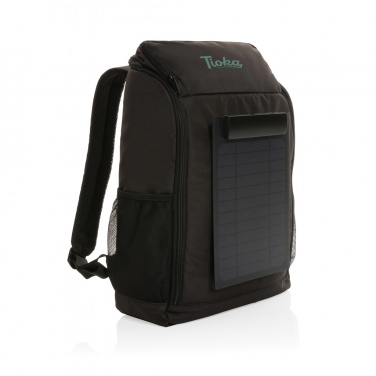 : Pedro AWARE™ RPET Deluxe Rucksack mit 5W Solar Panel