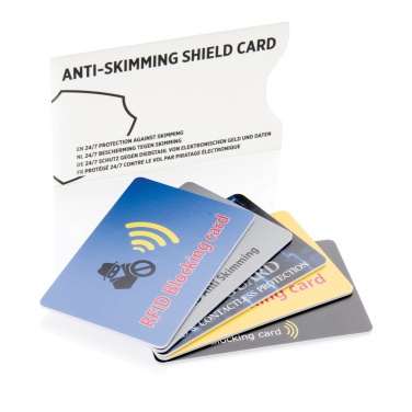 Logotrade Geschäftsgeschenke das Foto: RFID Anti-Skimming-Karte mit aktivem Störchip