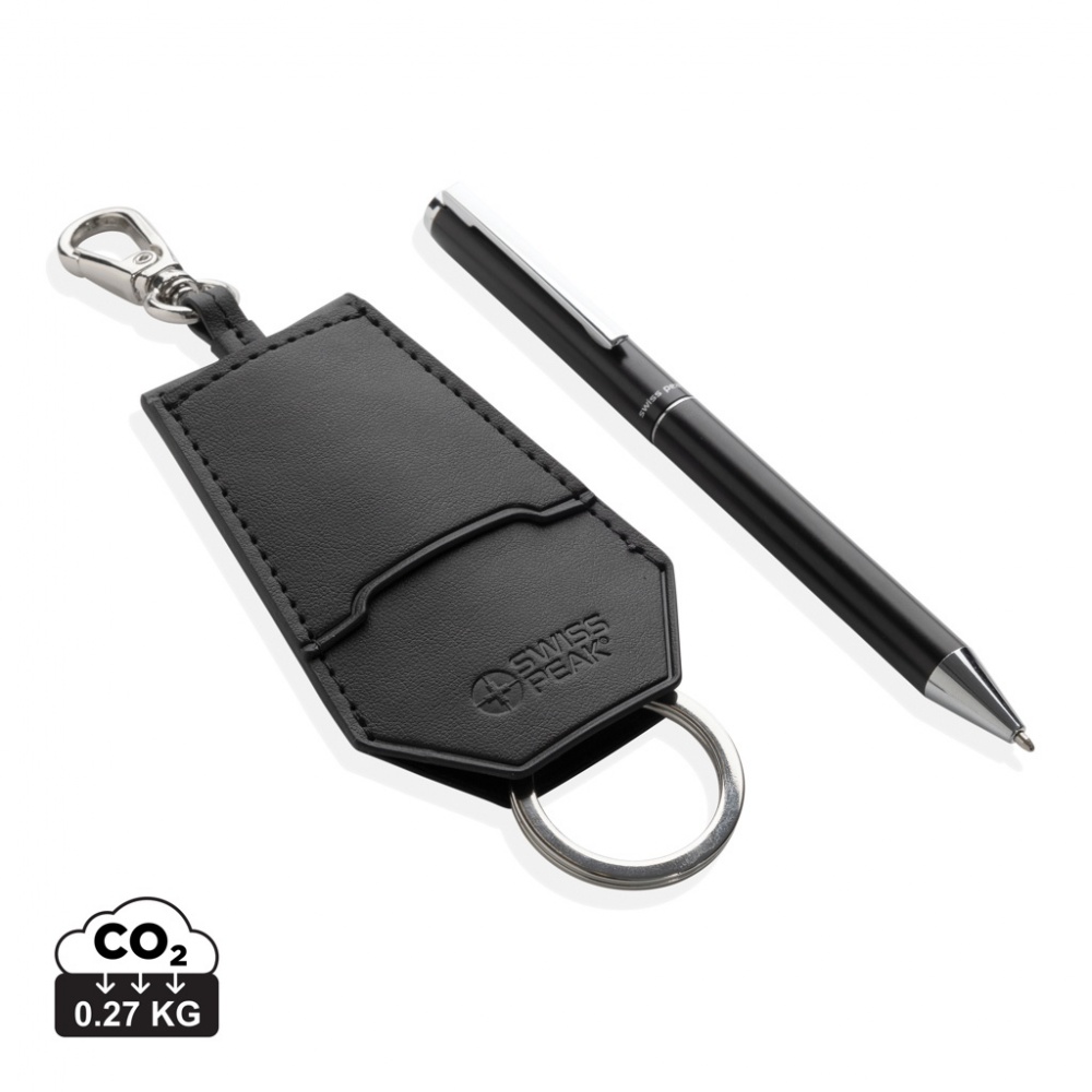 Logotrade Werbeartikel das Foto: Swiss Peak Tula RCS Set aus Key-Organizer & Stifte