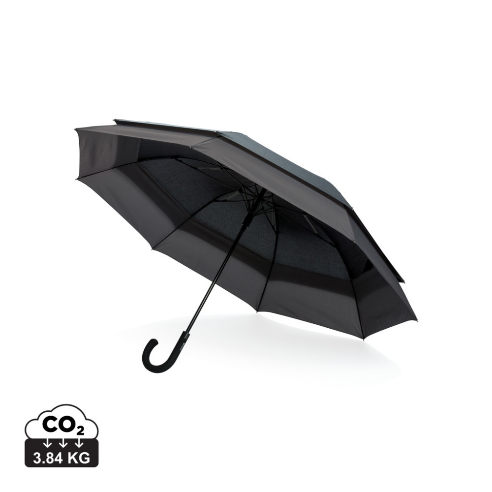 Logotrade Geschäftsgeschenke das Foto: Swiss Peak AWARE™ 23" bis 27" erweiterbarer Regenschirm