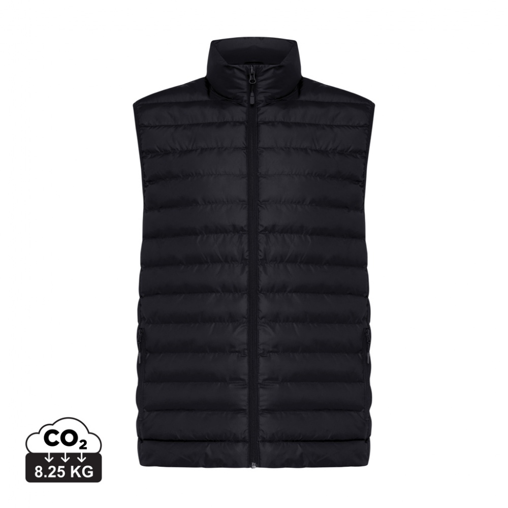 Logotrade Firmengeschenke das Foto: Iqoniq Meru Herren Bodywarmer aus recyceltem Polyester