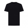 Iqoniq Kakadu relaxed T-Shirt aus recycelter Baumwolle, Schwarz