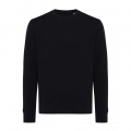 Iqoniq Etosha Lightweight Sweater aus recycelter Baumwolle, Schwarz