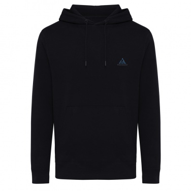 Logotrade Werbegeschenke das Foto: Iqoniq Rila Lightweight Hoodie aus recycelter Baumwolle