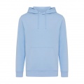 Iqoniq Rila Lightweight Hoodie aus recycelter Baumwolle, Himmelblau