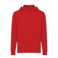 Iqoniq Rila Lightweight Hoodie aus recycelter Baumwolle, Rot