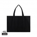 VINGA Hilo AWARE™ Maxi-Tasche aus recyceltem Canvas, Schwarz