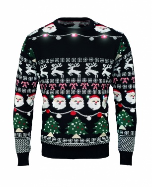 Logotrade werbemittel das Foto: Weihnachts-LED-Pullover L/XL