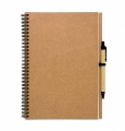 Recyceltes Notizbuch 100 Seiten, Beige