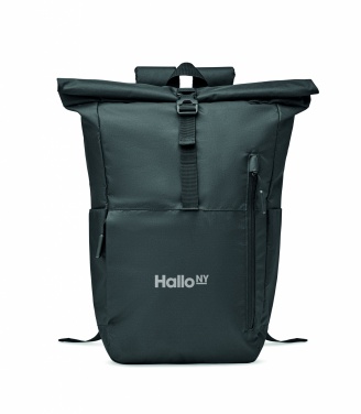 Logotrade Werbeartikel das Foto: Rolltop-Rucksack 300D RPET