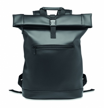 Logotrade Firmengeschenke das Foto: 15" Rolltop-Rucksack PU