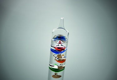 Logotrade Geschäftsgeschenke das Foto: Galileo Thermometer Glas 28cm