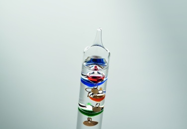 Logotrade Geschäftsgeschenke das Foto: Galileo Thermometer Glas 28cm