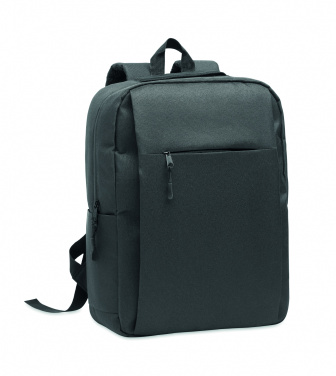 Logotrade werbemittel das Foto: Ein Rucksack aus 600D RPET-Polyester mit 210D-Futter und individuell anpassbarem Druck