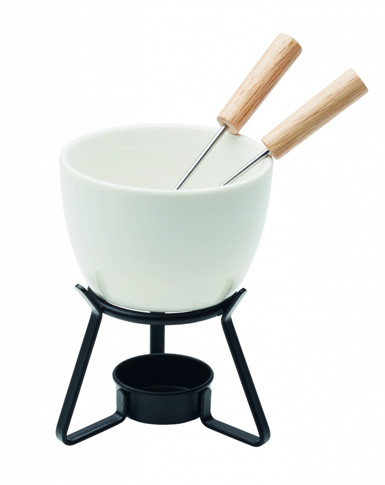 Logotrade Werbegeschenke das Foto: Keramik-Fondue-Set 240 ml