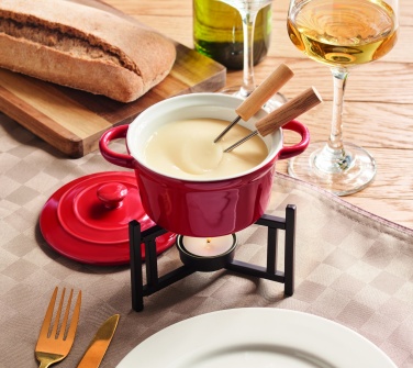 Logotrade Werbeartikel das Foto: Keramik-Fondue-Set 300 ml