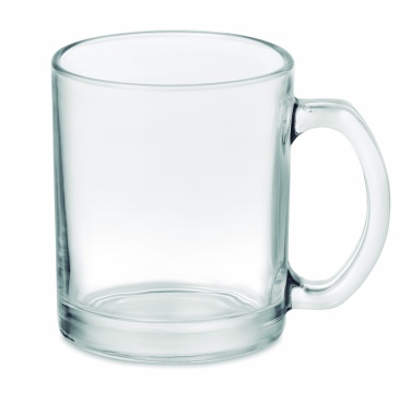 Logotrade Geschäftsgeschenke das Foto: Kaffeebecher aus Glas 300 ml