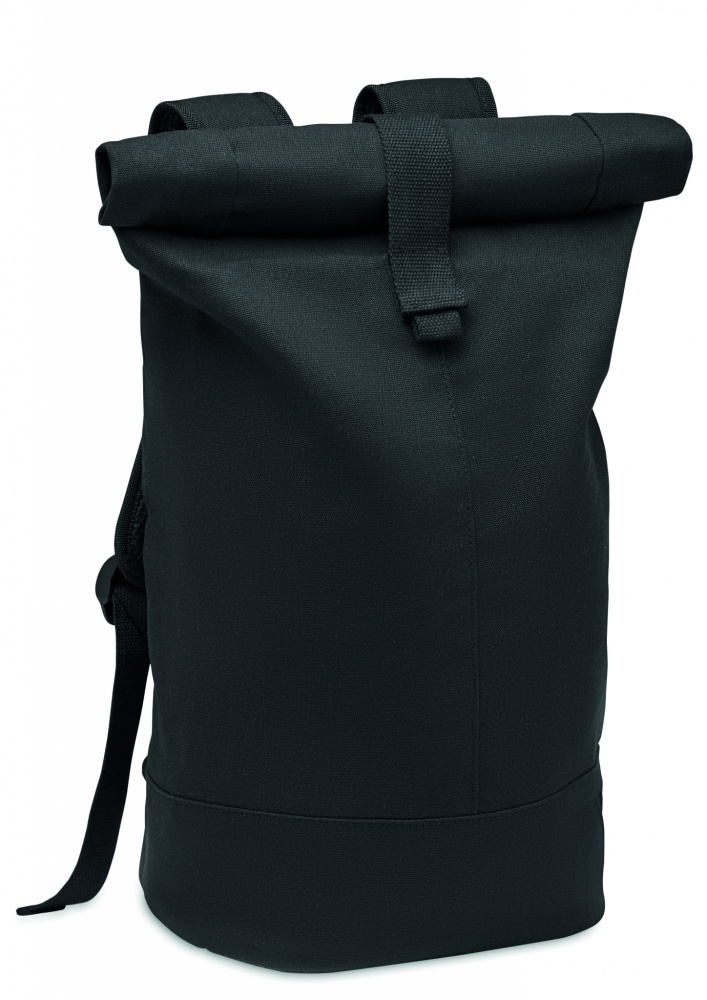 Logotrade Werbegeschenke das Foto: Rolltop-Rucksack Canvas