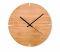 Wanduhr Bambus, Holz