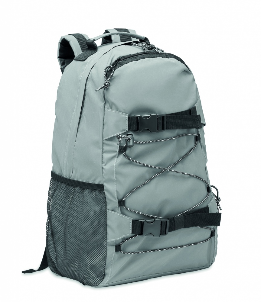 Logotrade Geschäftsgeschenke das Foto: Reflektierender Rucksack 190T