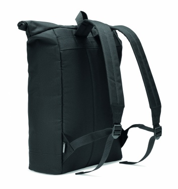 Logotrade werbemittel das Foto: Rolltop-Rucksack 600D RPET