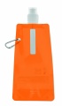 Faltbare Wasserflasche, Transparent Orange