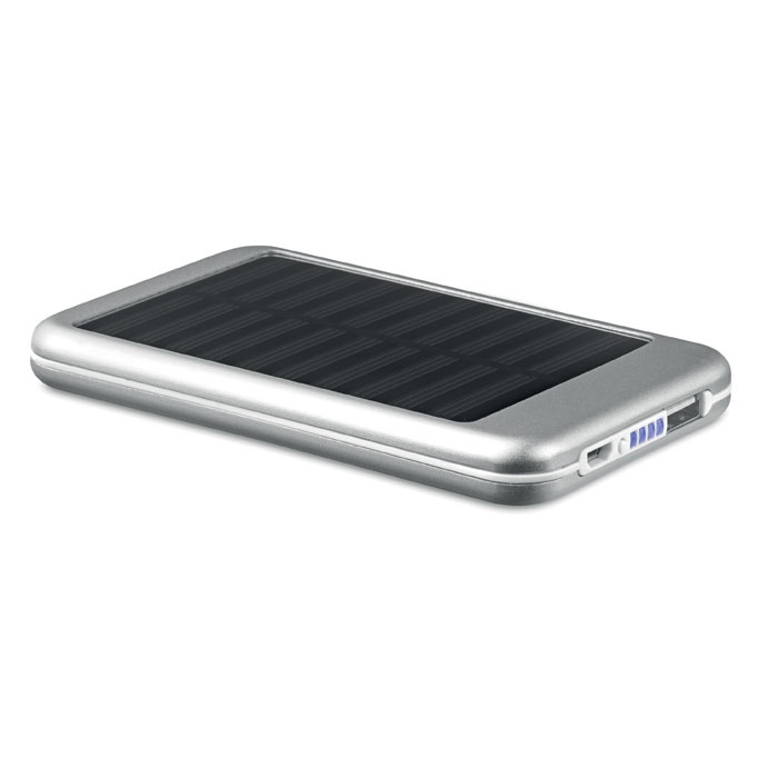 Logotrade Geschäftsgeschenke das Foto: Solar Powerbank 4000 mAh