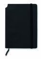 Notizbuch mit PU Cover, Schwarz