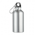 Aluminium Trinkflasche 400ml, Mattsilber