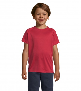 Logotrade Werbeartikel das Foto: SPORTY KINDERT-SHIRT 140g