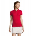 PASSION DAMEN POLO 170g, Rot