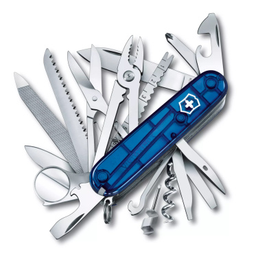 Logotrade Geschäftsgeschenke das Foto: Taschenmesser SwissChamptransparent Victorinox