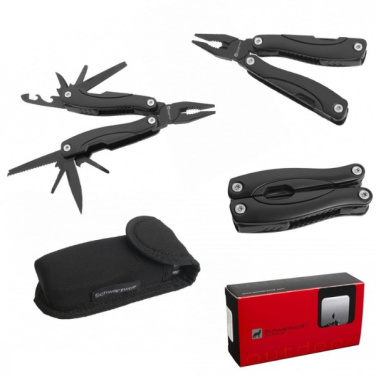 Logotrade Werbeartikel das Foto: Multitool ARMADOR NEU Schwarz Schwarzwolf