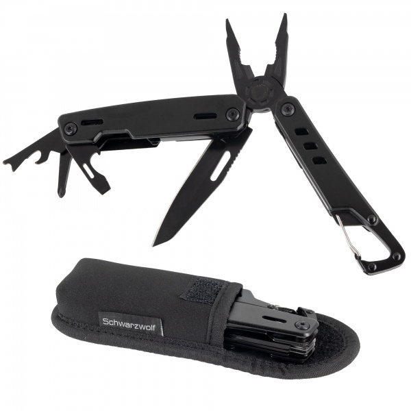 Logotrade Werbegeschenke das Foto: Multitool NOBLE Schwarzwolf