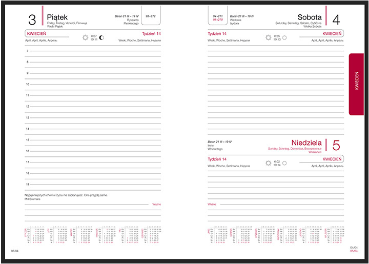 Logotrade Logogeschenke das Foto:  Kalender 640131