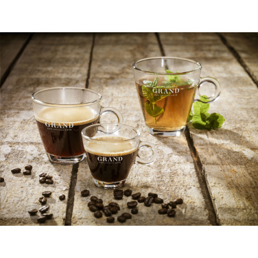 Logotrade Werbegeschenke das Foto: Lugano Kaffeeglas 230 ml