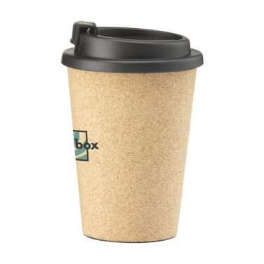 Logotrade Logogeschenke das Foto: Attea Cork 350 ml Kaffeetasse