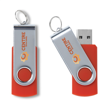 Logotrade Geschäftsgeschenke das Foto: USB Twist ab Lager 8 GB