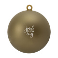 Weihnachtskugel Ø 7 cm Recyceltes PP - Made in Europe, Gold