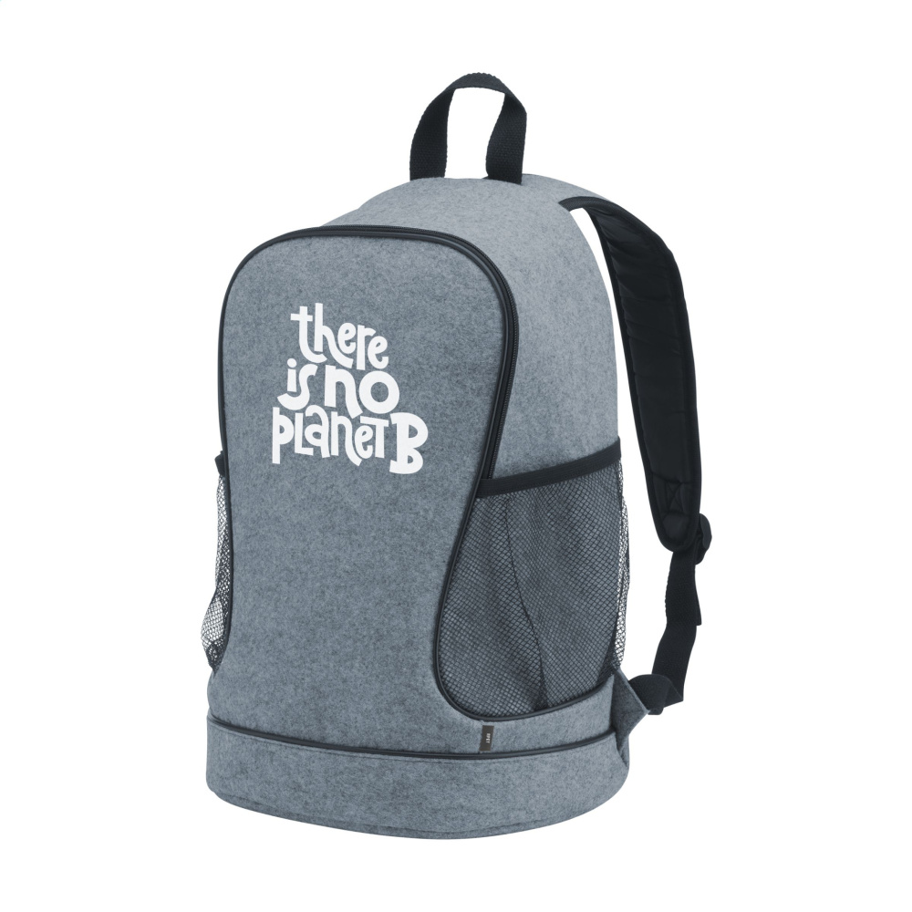 Logotrade Werbegeschenke das Foto: PromoPack Filz Gym Bag Rucksack